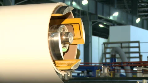 View on roll of material to cover structural panel Video stock 60120393