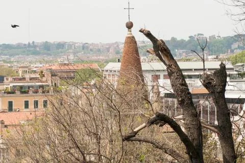 View of Rome from above Stock Photos