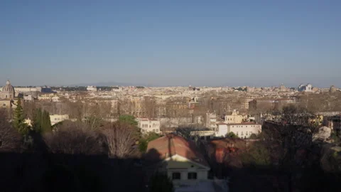 View of Rome by Gianicolo Stock Footage 303444951