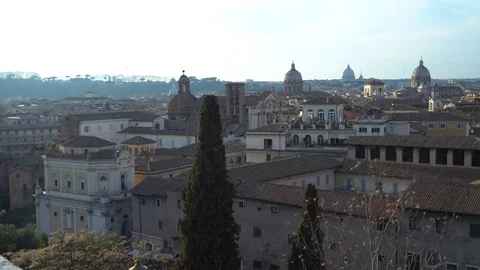 View of Rome, Italy Stock Footage 86284168