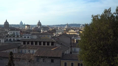 View of Rome, Italy Stock Footage 86284175