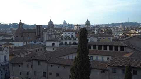 View of Rome, Italy Stock Footage 86284214