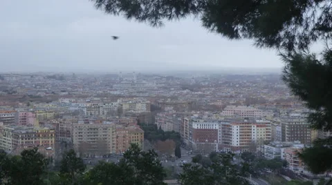 View of Rome from Monte Mario  Stock Footage 61492851