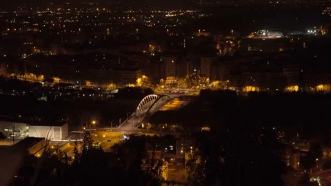 View of Rome from "Monte Mario" - Landscape the capital of Italy Stock Footage 86284434