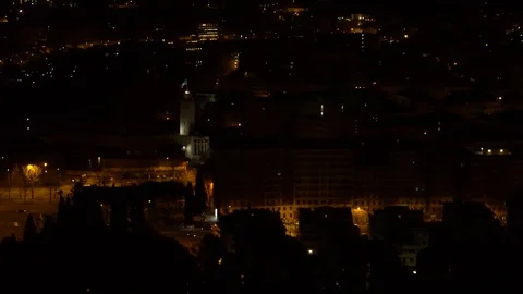 View of Rome from "Monte Mario" - Landscape the capital of Italy Stock Footage 86284447