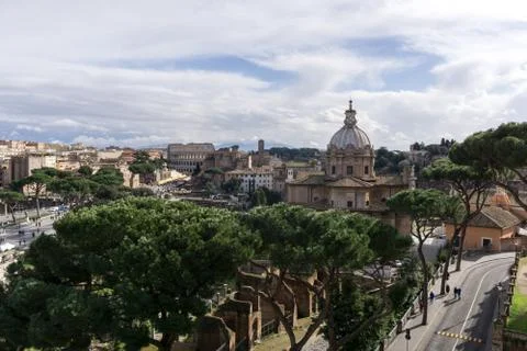 View of Rome Stock Photos