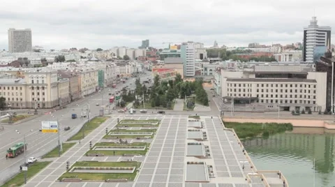 View from the roof Stock Footage 47138972