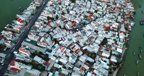 View of the roofs Stock Footage 88657748