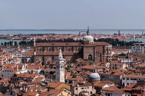 View of roofs of Venice Stock Photos