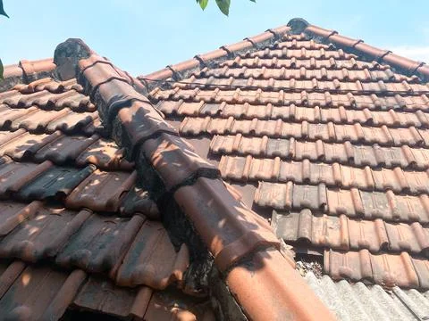 View of rooftop house Stock Photos