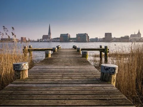 View to rostock Stock Photos