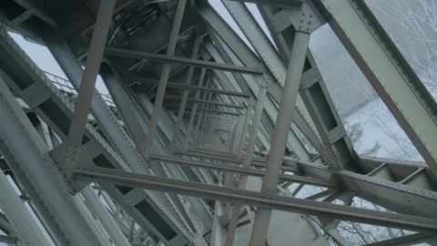 View of rotating steel background 库存影片 106715754