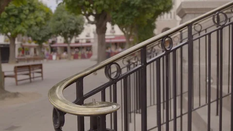 View of a Royal Square in St. Helier, Jersey Stock Footage 125040636