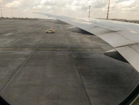 View of the runway. Stock Photos