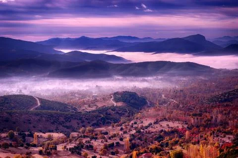 A view from the Sagalassos Stock Photos