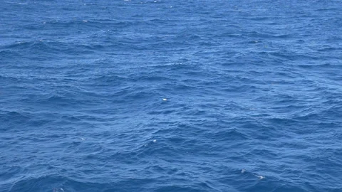 View from a sailing ship on the ocean in slow motion 180fps Stock Footage 165353745
