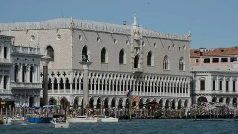 View of Saint mark square, venice Stock Footage 79103625
