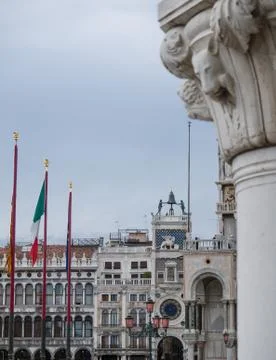 View on saint mark's square in venice Stock Photos