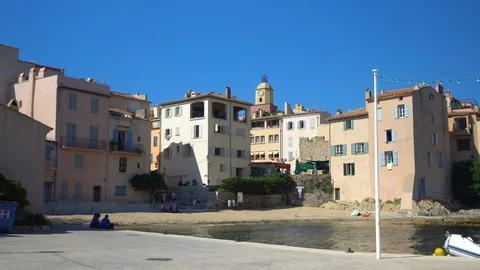 View of Saint-Tropez Stock Footage 94889491