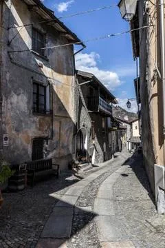View of Salbertrand Stock Photos