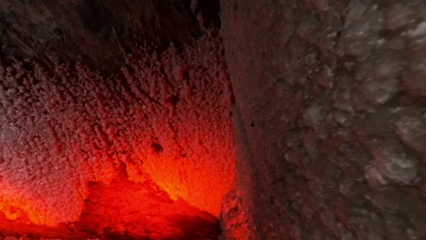 View of salt cave in Igdir. 4K Footage in Turkey Stock Footage 203918090