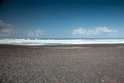 The view of Samas beach Stock Photos