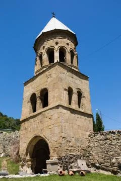 View to Samtavro Monastery in Mtskheta, Georgia Stock Photos
