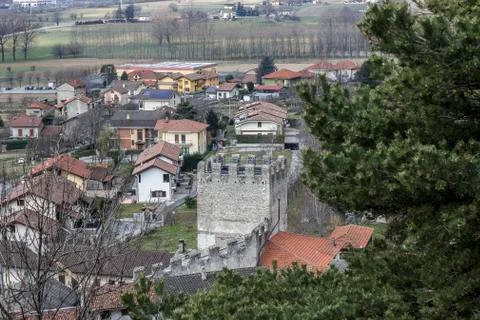 View of San Didero Stock Photos