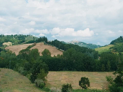 View of San Gimignano Stock Footage 73293159