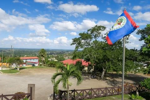 A view of San Ignacio, the second biggest town in Belize Fotos de archivo