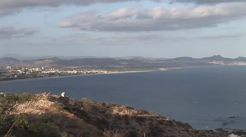 View of San Jose From Mountaintop Stock Footage 1014591