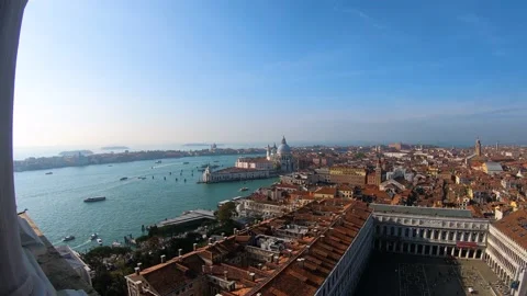 View from San Marco Bell Tower Stock Footage 148832273