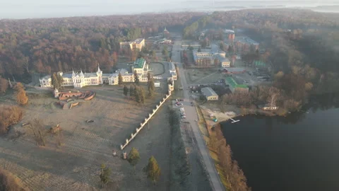 View of the sanatorium Stock Footage 165162505