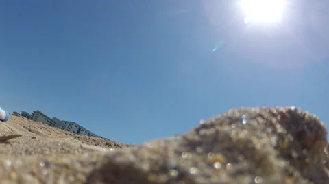 View from the Sand Stockbeeldmateriaal 37821032