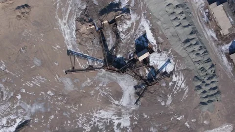 View of a sand pit  Stock Footage 172546863