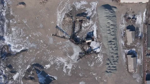 View of a sand pit  Vídeo Stock 172547366