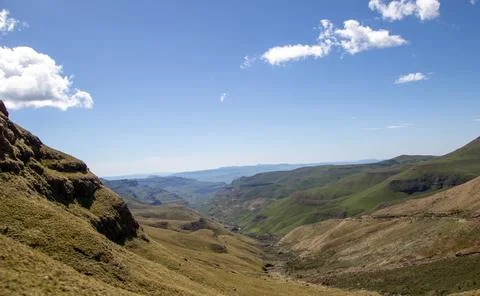 View from Sani Pass Stock Photos