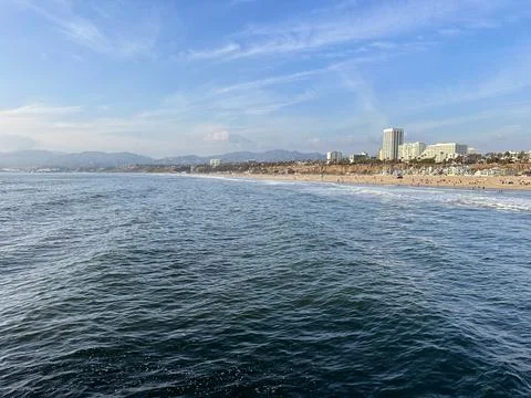 View of Santa Monica Pier Stock Photos