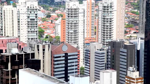 View of São Paulo Stock Footage 43264218