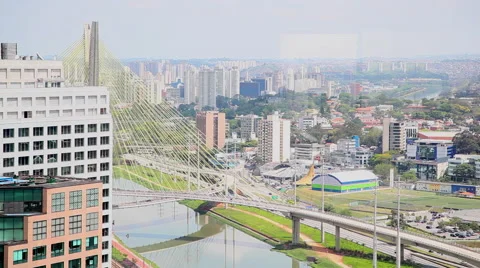 View of São Paulo Stock Footage 43308921