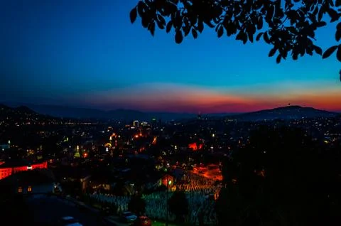 View to the Sarajevo Stock Photos