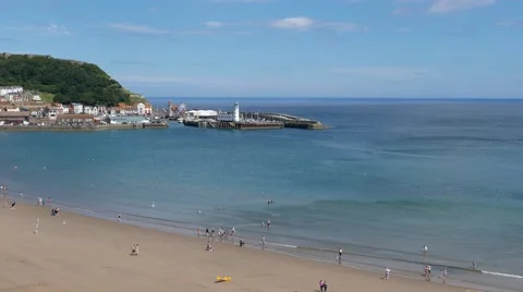 View of Scarborough beach Stock Footage 65338509