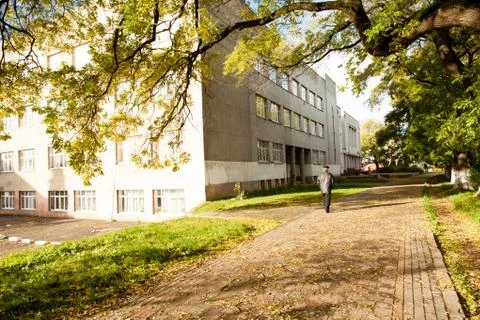 View of school building Stock Photos