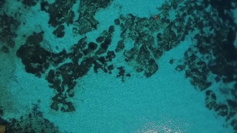 View of the sea from above Stock Footage 77512222