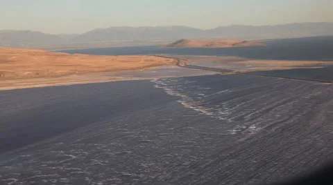 View of sea from airplane Video stock 55569260