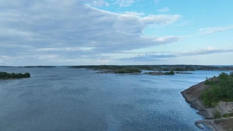 View of the sea and clouds Stock Footage 251847840