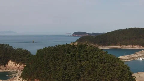View from the sea and mountain 스톡 동영상 310919912