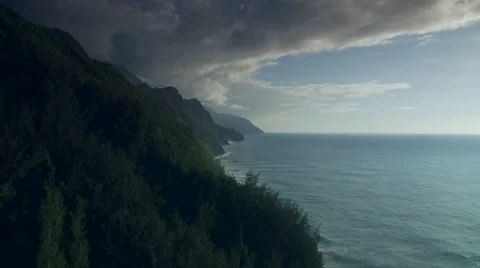 View of sea and mountains Stock Footage 57814952