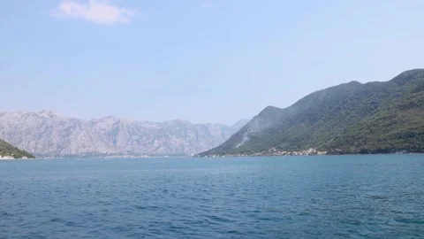 View of the sea and mountains Video stock 206334132