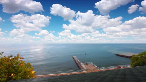 View of the sea bay. timelapse. Stock Footage 61031967